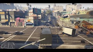 GTA V Force run with Franklin to Destroy city Part II [upl. by Yajeet]