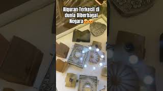 Alquran terkecil di dunia diberbagai negara ghanyvlog jajanan dramabocil masukberanda [upl. by Yeldar]