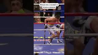 El Dinamita Márquez no le aguantó la pegada a Barrera boxing [upl. by Mercorr]