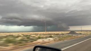 DOMINATOR 3 CHASES STRANGE TORNADO WARNED SUPERCELL in eastern New Mexico [upl. by Norb]