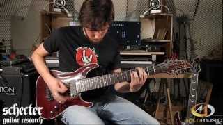 SCHECTER HELLRAISER C8 DEMO BY MAURO PAGANELLI [upl. by Anivahs]