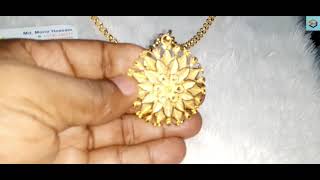 Rupar Gold Polish chainLocketRing amp Churi  Color guarentee  asma vlog [upl. by Jabin330]