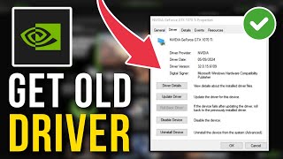 How To Install Older NVIDIA Drivers  Full Tutorial [upl. by Grath]