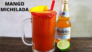 Mango Michelada  Michelada with Chamoy Recipe [upl. by Aimaj]