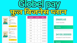 Globel pay full Bussiness plan all information latest update [upl. by Barvick]