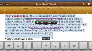 Amazing iPad Tips 2  Select text [upl. by Lucinda]