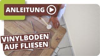 Vinylboden auf Fliesen verlegen  planeo Sly ENG SUB [upl. by Lewellen]