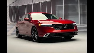 New  Gen 2024 Honda Accord Introduced with Hybrid powertrainsolid choice for a family sedan [upl. by Aneeroc]