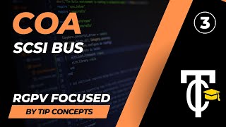 SCSI Bus RGPV  CS404  COA Computer Organization amp Architecture  Tip Concepts [upl. by Kirven]