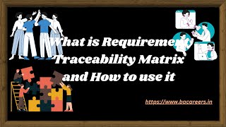 Requirement Traceability Matrix RTM  bacareersin [upl. by Beghtol581]