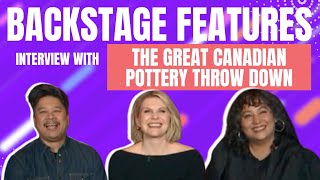 The Great Canadian Pottery Throw Down Interview Jennifer Robertson Brendan Tang amp Natalie Waddell [upl. by Ahrens582]