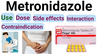 metronidazole tablets ip 400mg hindi flagyl 400mg  use and side effects  metrogyl tablet 400mg [upl. by Damle440]