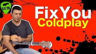 Canzoni Famose Chitarra Acustica Accordi di Fix Youquot dei Coldplay [upl. by Lladnar]