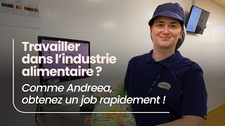 Travailler dans l’industrie alimentaire  Comme Andreea obtenez un job rapidement [upl. by Hu523]