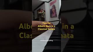 How to practice Alberti Bass in a Classical Sonata piano rcm classicalmusic pianist pianomusic [upl. by Dine188]