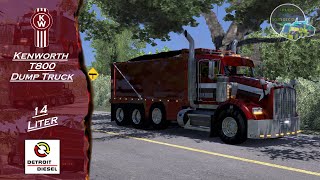 Kenworth T800 Dump Truck Giveaway  Zeemods 14L Detroit Diesel  American Truck Simulator  Ats [upl. by Cannice]