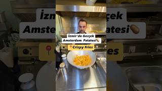 Gerçek Amsterdam Patatesi Yapan Mekan 😍 Crispy Fries  reklam [upl. by Enyar]