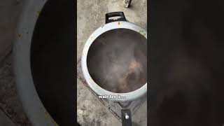 Smoke Flavour Chicken in gas chickenrecipe chicken chickencurry [upl. by Oiramrej]