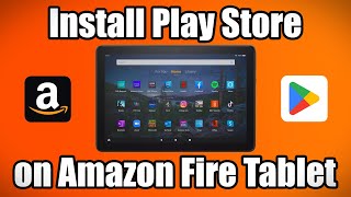 How to install Play Store on Amazon Fire Tablet [upl. by Ahsytal426]