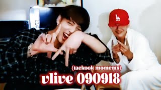 taekook vlive 090918 [upl. by Audette]