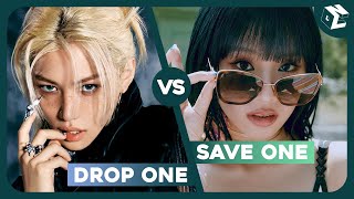 KPOP GAME ✨IMPOSSIBLE SAVE ONE DROP ONE KPOP SONGS✨ 33 ROUNDS [upl. by Anelet357]