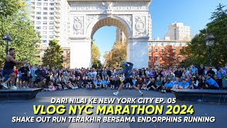 Vlog NYC Marathon 2024 Ep 05  Shake Out Run Terakhir sebelum NYC Marathon [upl. by Adiazteb]