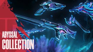 All Abyssal Skins Ingame Gamplay  Valorant Abyssal Skin Collection [upl. by Trebor]