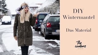 Wintermantel selber nähen Tipps zum Material the couture [upl. by Mandy]