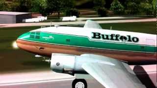 C46 Commando  Buffalo Airways  XPlane [upl. by Arrac]