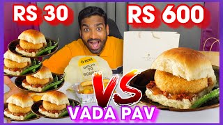 Rs 600 Cheap Vs Expensive Vada Pav  Veggie Paaji [upl. by Lindsey759]