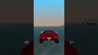 Falling from sky in into the water with a car gta funny gta gtaonline [upl. by Harl863]