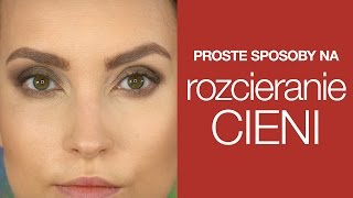 Proste sposoby na rozcieranie cieni  Hania [upl. by Ethben]