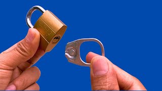 Open ANY Lock without a key in a flash HOW TO UNLOCK MAGIC [upl. by Zebulon]