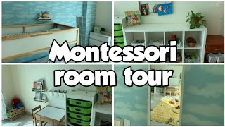 Montessori kids room tour part 1  Shared boys5 year old amp baby bedroom and playroom organization [upl. by Grange357]