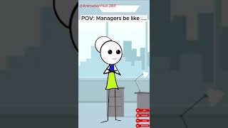 Managers be like Meme Animation  shorts memeanimation managermemes manager AC emfandango [upl. by Kalie13]