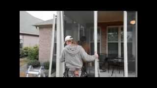 How To Install Three Season Eze Breeze Windows Using Metal Framing [upl. by Gwenore]