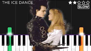 Danny Elfman  Ice Dance from Edward Scissorhands  EASY Piano Tutorial [upl. by Aisya946]