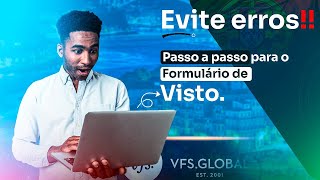 COMO PREENCHER O FORMULÁRIO DE SOLICITAÇÃO DE VISTO PASSO À PASSO [upl. by Atkins]