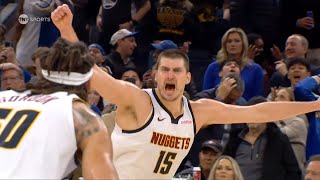 Nikola Jokic hits most insane game winner buzzer beater vs Warriors 😱😱 [upl. by Lucinda]