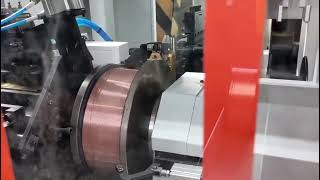 Welding Wire Precision Layer Winding MachineAutomatic Welding Wire Winding Machine [upl. by Courtland144]