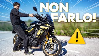 PAURA di CADERE in MOTO da FERMO ECCO come EVITARLO [upl. by Esertak]