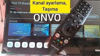 ONVO Smart tv kanal arama ve taşıma [upl. by Karas]