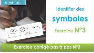 Identifier des symboles normalisés en 1 exercice 3🔋 électricité collège et lycée  5e et [upl. by Christabelle]