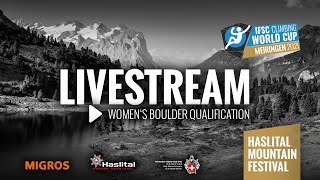 Boulder World Cup Meiringen 2021 Womens Qualification [upl. by Teeter]