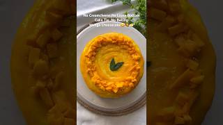 No Creamcheese No Baking Mango CheesecakeCheesecake with creamcheese cookwithnidhiii cheesecake [upl. by Noicpecnoc]