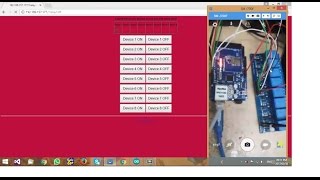 Web server arduino mega and ethernet shield control 8 device [upl. by Attenat]