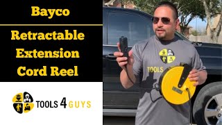 Bayco  Retractable Extension Cord Reel [upl. by Meerak]