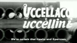 Pasolini Uccellacci e Uccellini tralier w English subtitles [upl. by Zurc]