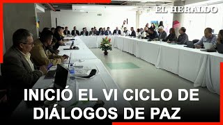 Gobierno y disidencias de FARC inician VI ciclo de diálogos buscando extender cese el fuego [upl. by Ahsennod596]