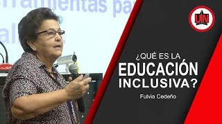 ¿Qué es la educación inclusiva [upl. by Fillian643]